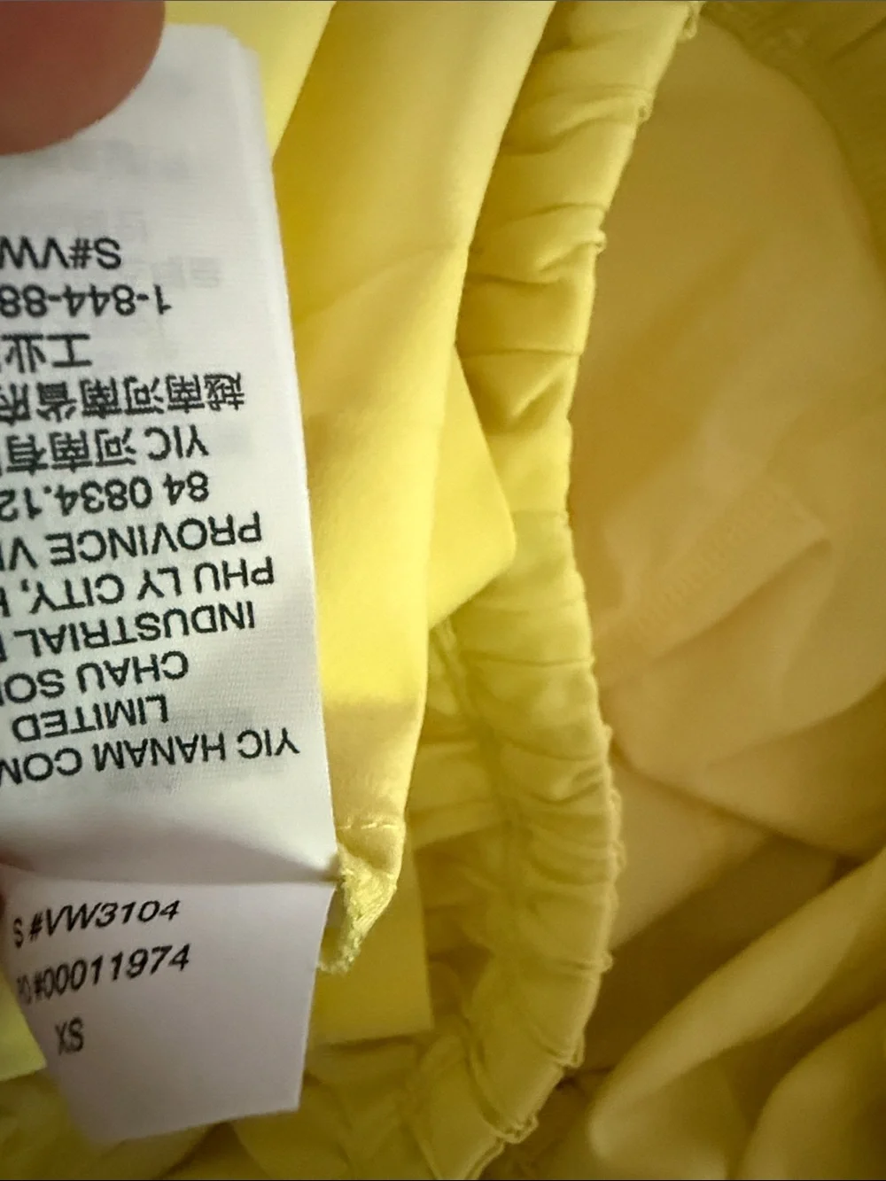 Vuori Yellow Pleated Skirt Skort Sz XS - Picture 5 of 5